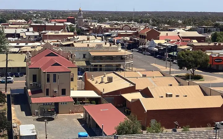 Kalgoorlie from the headframe viewing platform
