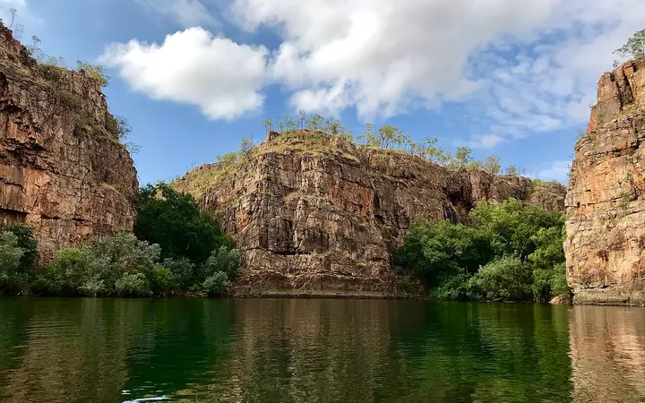 The Katherine River at Nitmiluk, a short walk from the lodge