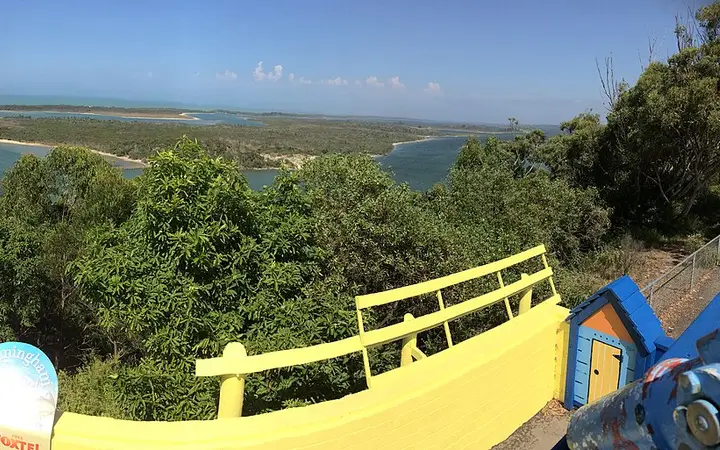 The view over the lakes from Kalimna