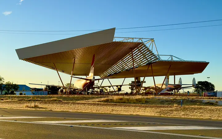 The airpark at the Qantas Founders Museum