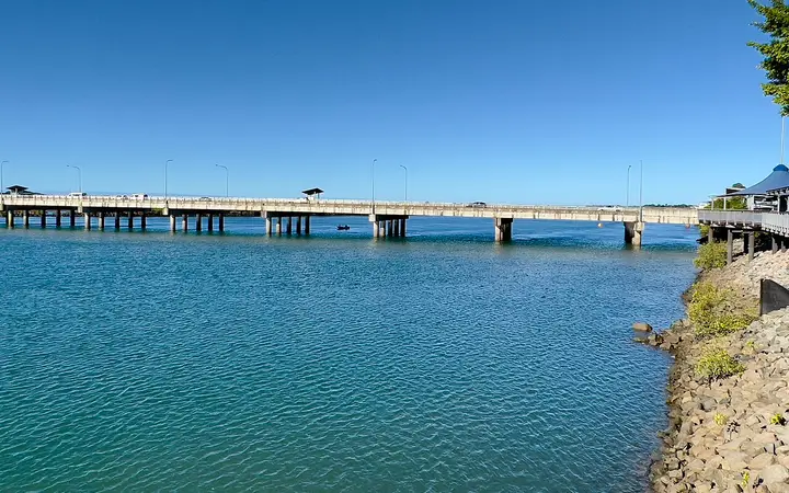 The Pioneer River at Bluewater Quay, home of Friday Flow
