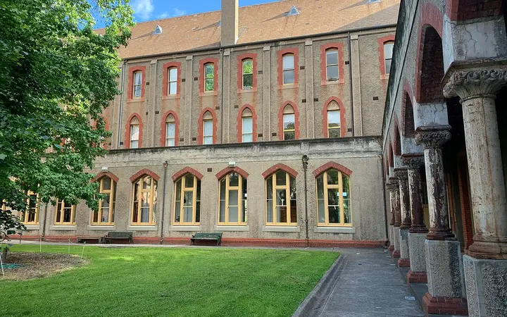 The Convent Courtyard at Abbotsford Convent