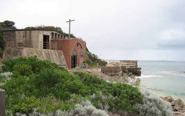 Fort Nepean beside The Rip