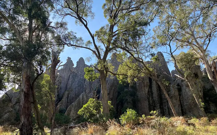 Hanging Rock from the Summit Walk track