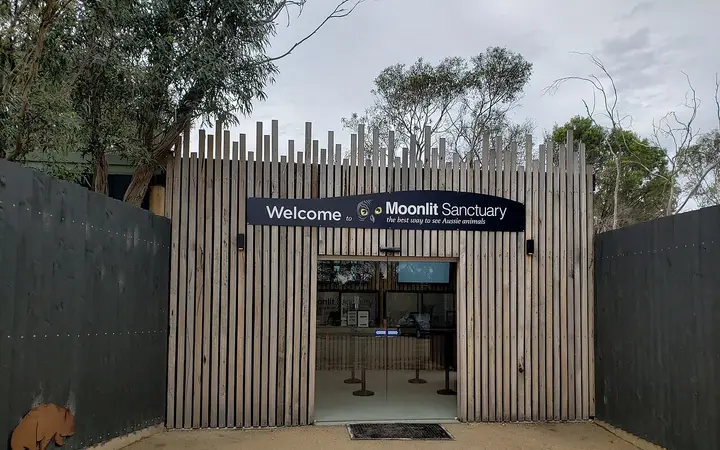 The entrance to Moonlit Sanctuary