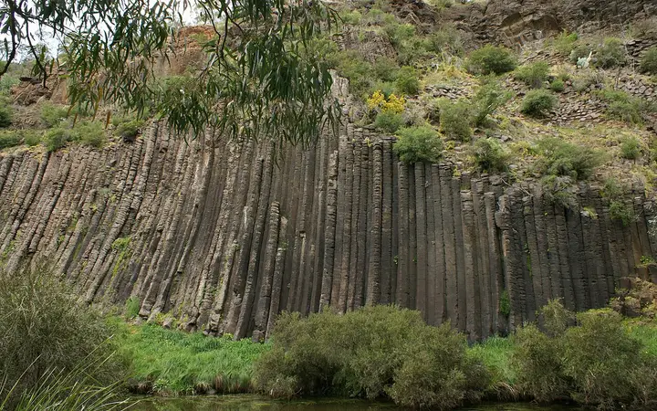The Organ Pipes over Jacksons Creek