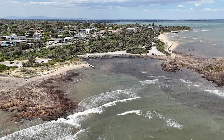 Ricketts Point Marine Sanctuary from above