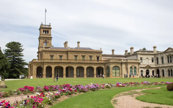 Werribee Park Mansion, beside Shadowfax