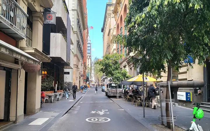 Flinders Lane, the laneway Supernormal is on