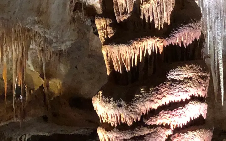 Formations inside Tantanoola Cave