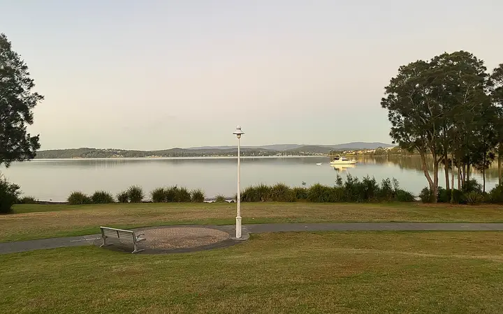 Lake Macquarie from the Warners Bay foreshore