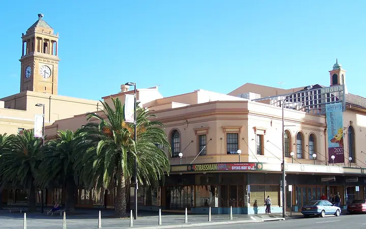 The heritage Civic Theatre beside City Hall
