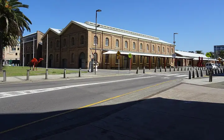 Newcastle Museum in the old Honeysuckle rail workshops