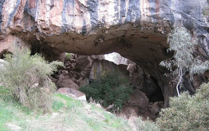 The limestone arch at Borenore's Arch Cave