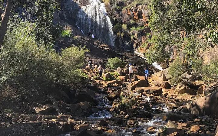 Lesmurdie Falls, lookout at the top