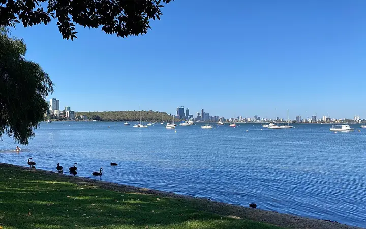 Matilda Bay, beside the restaurant
