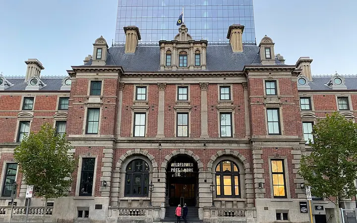 The old Treasury on St Georges Terrace, home of Wildflower