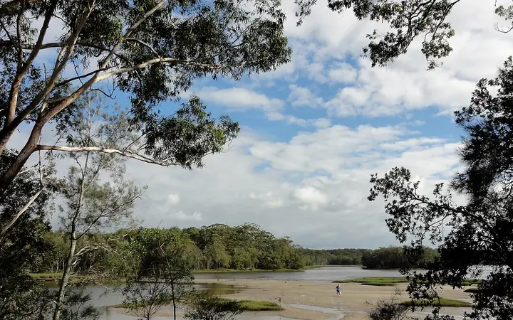 Lake Cathie, a short drive from the vineyard