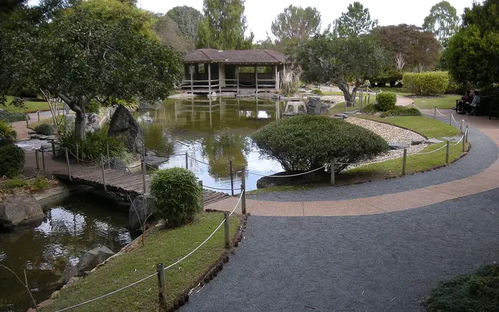 The Japanese garden in Rockhampton Botanic Gardens