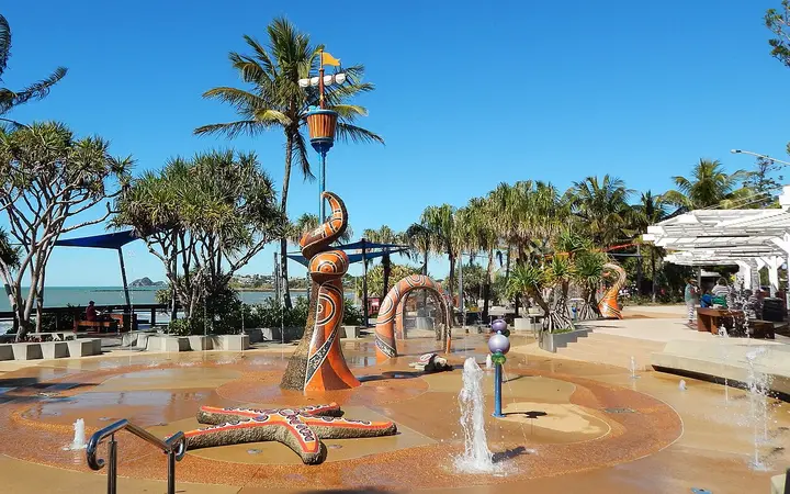 The Keppel Kraken beside the Yeppoon Lagoon