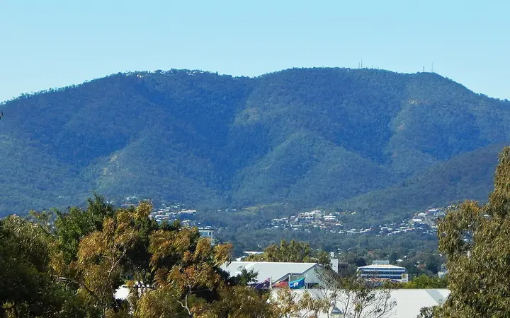 Mount Archer, where the Zamia walk winds down