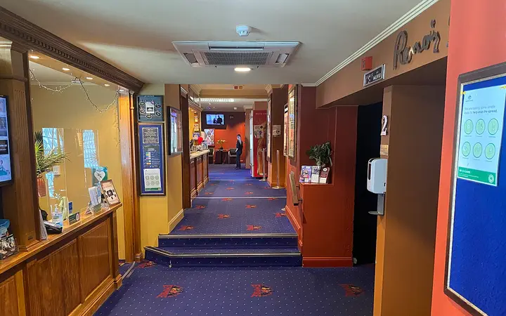 Inside the Empire cinema on Bong Bong Street