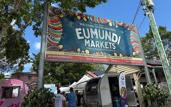 The Central Market at the Eumundi Markets