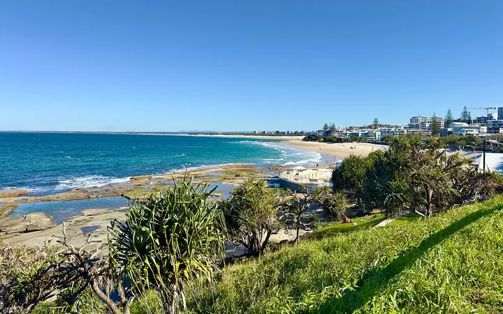Kings Beach and the ocean pool, Caloundra