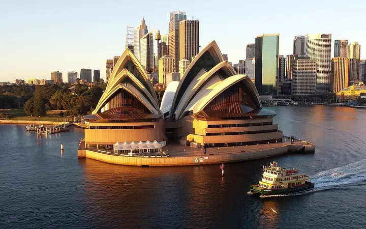 The Opera House, the view Aria looks out on