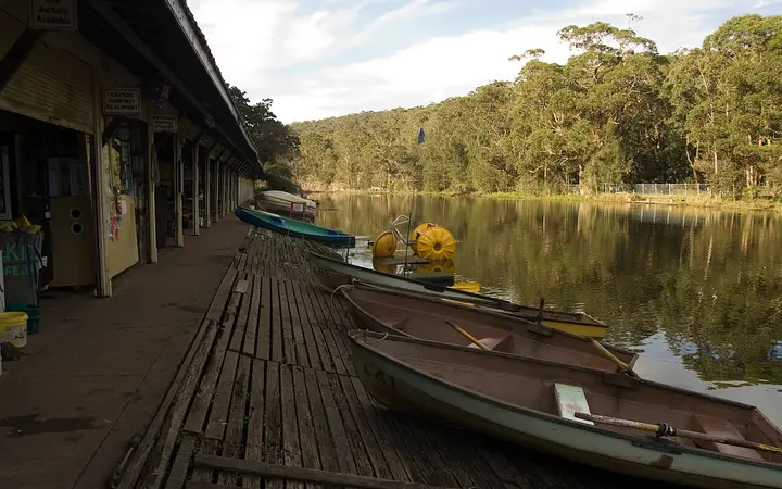 Hire rowboats at Audley Boatshed