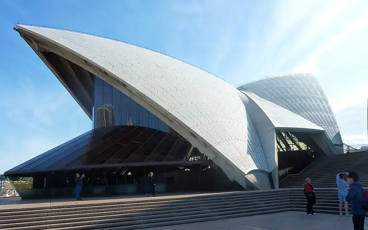 The Bennelong shell of the Opera House, where the restaurant sits