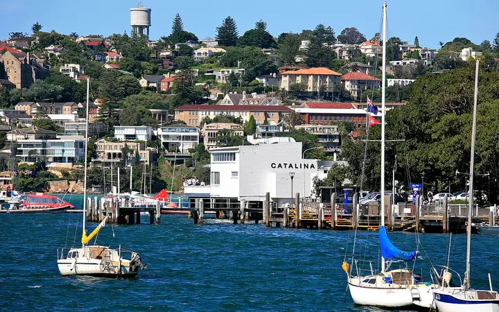 Catalina on the water at Rose Bay