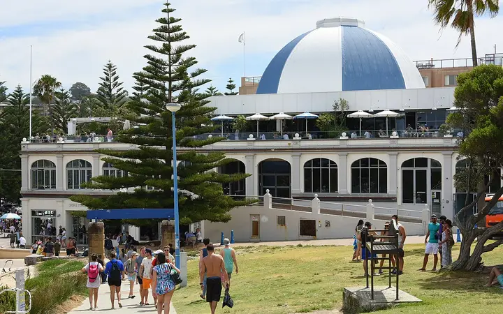 Coogee Pavilion, rooftop terrace under the dome
