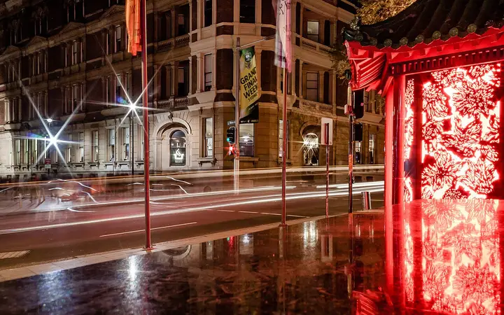 The Chinatown gateway on Goulburn Street, near Mamak
