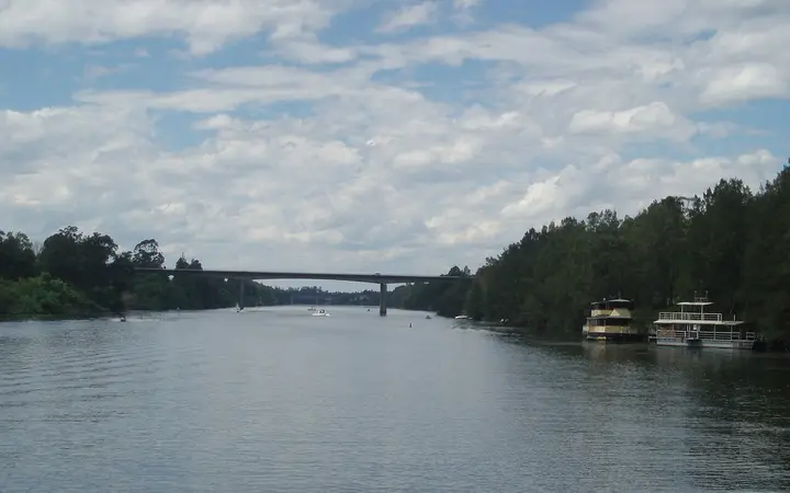 The Nepean River at Penrith, where the cruise runs