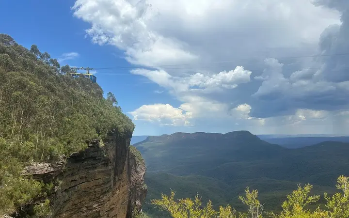Cliffs and the Jamison Valley from the cliff walk