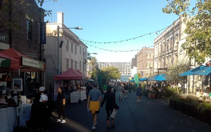 The Rocks Markets on George Street