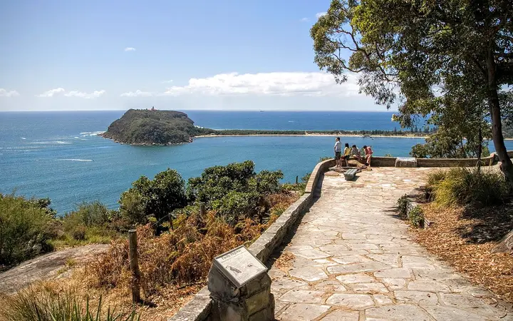 West Head Lookout, looking to Barrenjoey