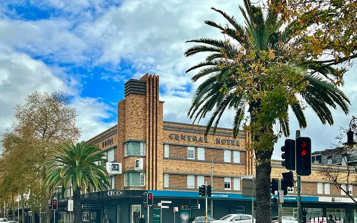 The Central Hotel on Peel Street, home of DECO