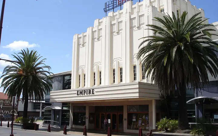 The Empire's art deco front on Neil Street
