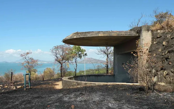 The WWII gun emplacement at Cape Pallarenda