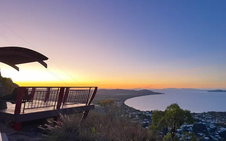 Sunset from the Castle Hill lookout