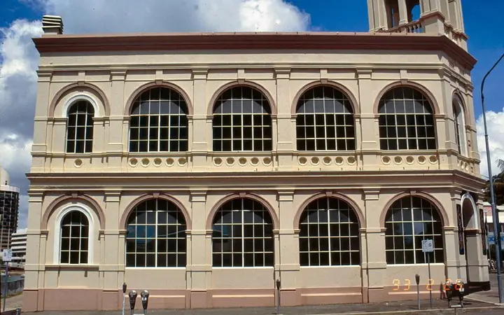 The heritage Burns, Philp & Co. building, home of Flinders Street Wharves