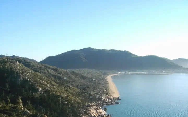Nelly Bay from the hill above