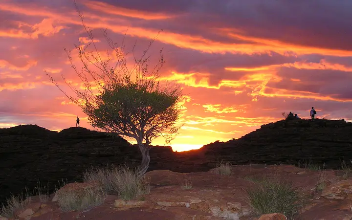 Sunset over Kings Canyon