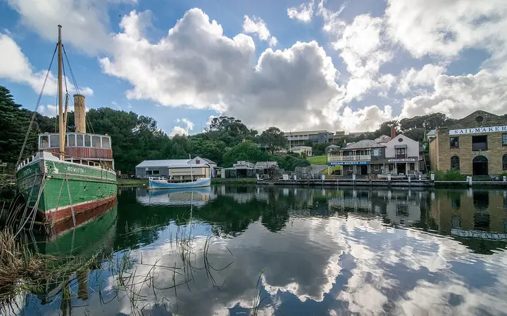 The village lagoon at Flagstaff Hill