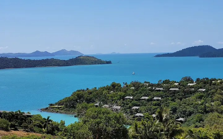The view from One Tree Hill, Hamilton Island