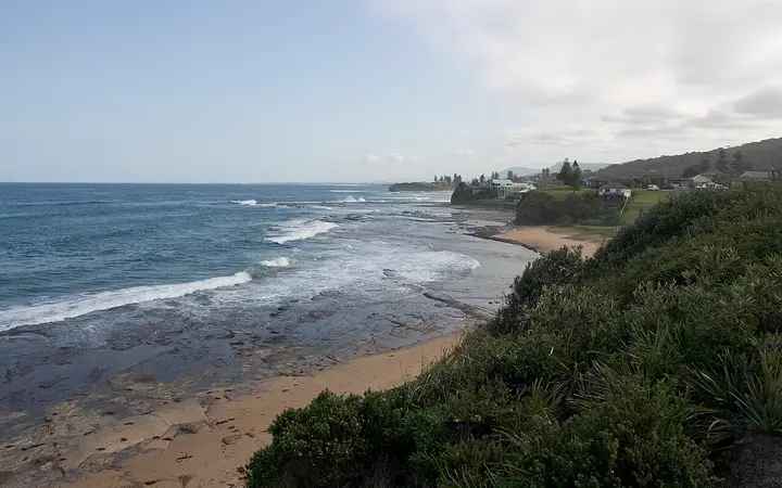 Coledale Beach, down the road from the RSL