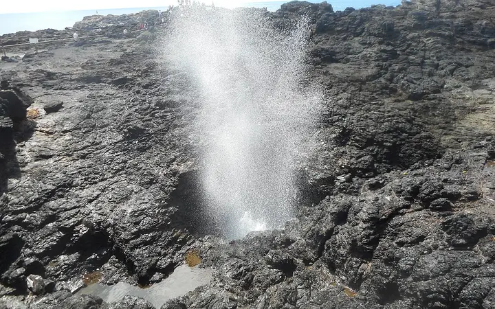 The Kiama Blowhole in action