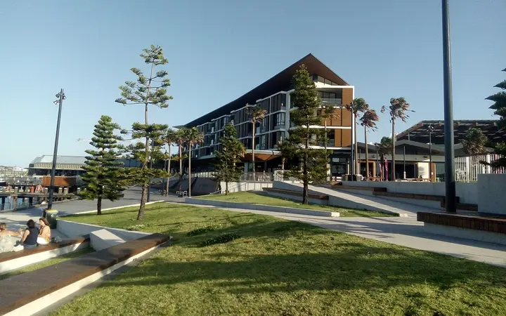 The Shell Cove marina precinct, where the tavern sits